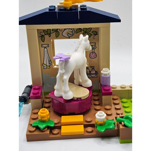 LEGO Friends Pony-Washing Stable 41696 Horse Toy with Mia Mini- Doll, Farm Anima - Picture 10 of 12